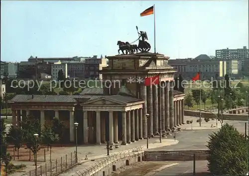 Brandenburgertor Mauer Berlin  Kat. Gebude und Architektur