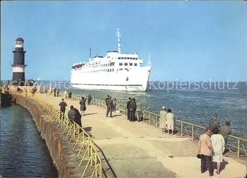 Faehre Rostock Warnemuende  Kat. Schiffe
