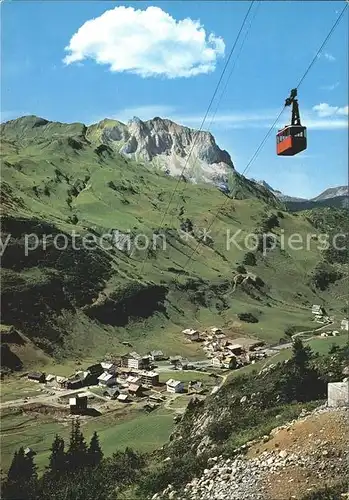 Seilbahn Trittkopf Zuers am Arlberg Kat. Bahnen