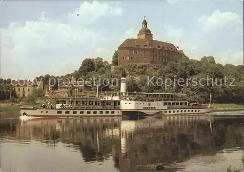 Dampfer Seitenrad Dresden Weisse Flotte  Kat. Schiffe