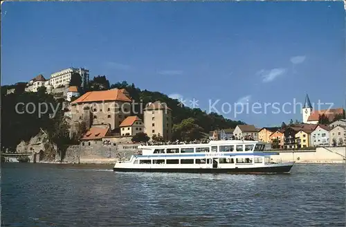 Motorschiffe Bavaria Veste Niederhaus und Oberhaus Passau  Kat. Schiffe