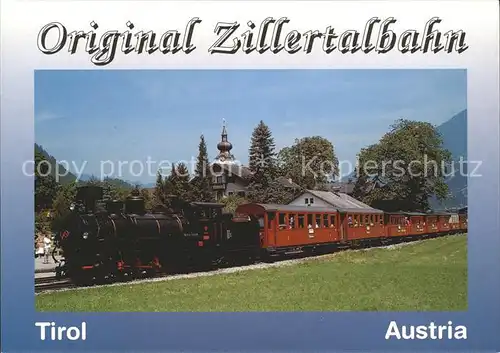 Lokomotive Zillertalbahn Tirol  Kat. Eisenbahn