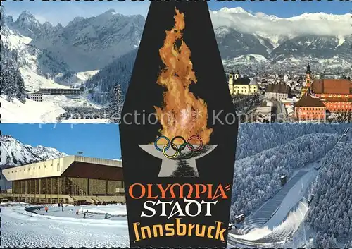 Olympia Innsbruck Axamer Lizum Olympia Eisstation Sprungschanze  Kat. Sport