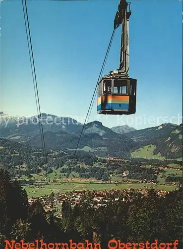Seilbahn Nebelhorn Oberstdorf  Kat. Bahnen