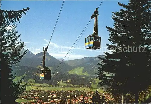 Seilbahn Nebelhorn Oberstdorf Allgaeu Kat. Bahnen