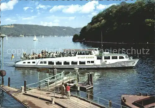 Motorschiffe Stadt Essen Baldeneysee Kat. Schiffe