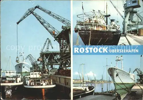 Schiffe Rostock ueberseehafen Kat. Schiffe