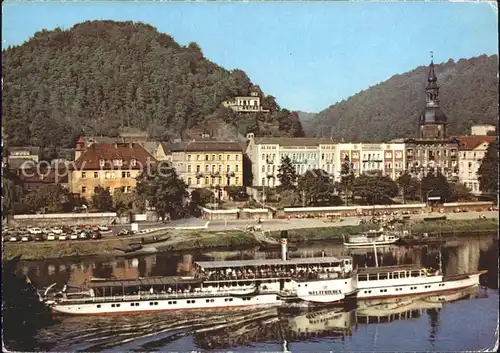 Dampfer Seitenrad Weltfrieden Bad Schandau  Kat. Schiffe