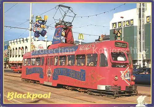 Strassenbahn Blackpool Tram  Kat. Strassenbahn