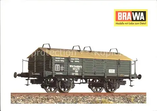 Modellbau Eisenbahn Salwagen H0 Brawa  Kat. Spielzeug