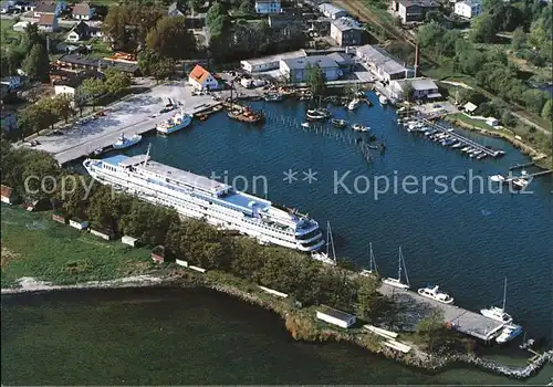 Schiffe Hotelschiff Stiller Don Lauterbach Fliegeraufnahme Kat. Schiffe