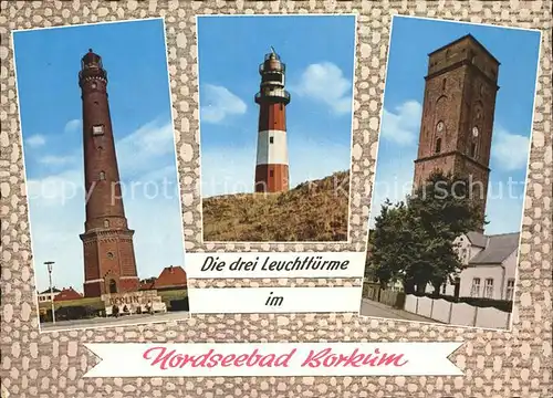 Leuchtturm Lighthouse Borkum  Kat. Gebaeude