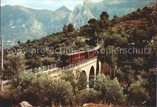 Eisenbahn Ferrocarril Palma Soller Mallorca Kat. Eisenbahn