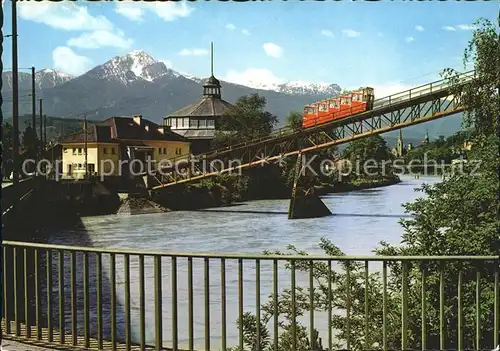 Zahnradbahn Hungerburgbahn Talstation Nockspitze Innsbruck Kat. Bergbahn