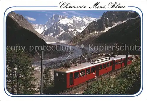 Eisenbahn Montenvers Chamonix Mont Blanc  Kat. Eisenbahn