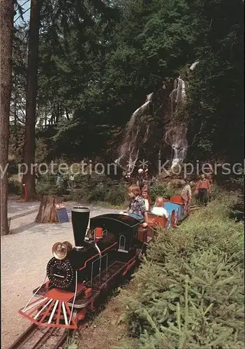 Liliputbahn Bad Harzburg Kindereisenbahn Radau Wasserfall Kat. Eisenbahn