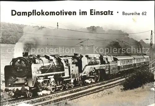Lokomotive Dampflokomotive Baureihe 62 Kat. Eisenbahn