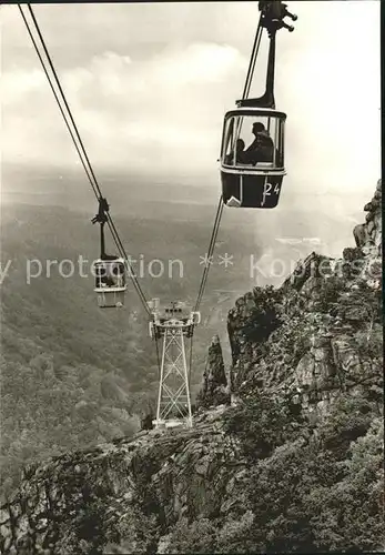 Seilbahn Thale Harz  Kat. Bahnen