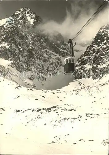 Seilbahn Tatransky Narodny Park Lomnicky stit  Kat. Bahnen