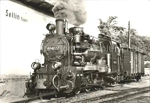 Lokomotive 994633 Sellin Ruegen  Kat. Eisenbahn
