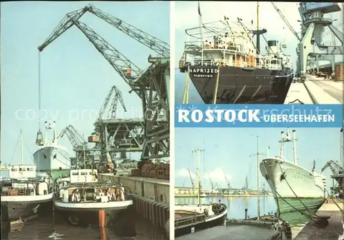 Schiffe Rostock ueberseehafen Kat. Schiffe