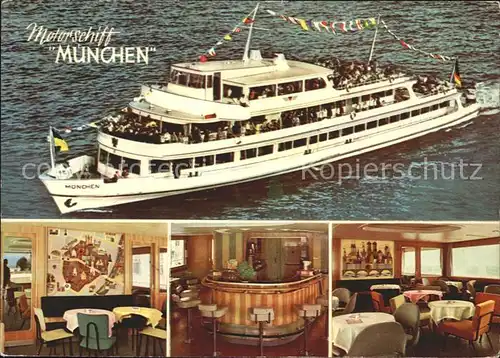 Motorschiffe MS Muenchen Bodensee  Kat. Schiffe