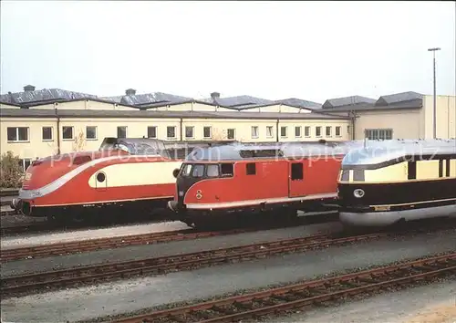 Eisenbahn SVT 04 Fliegender Hamburger Verkehrsmuseum Nuernberg Kat. Eisenbahn