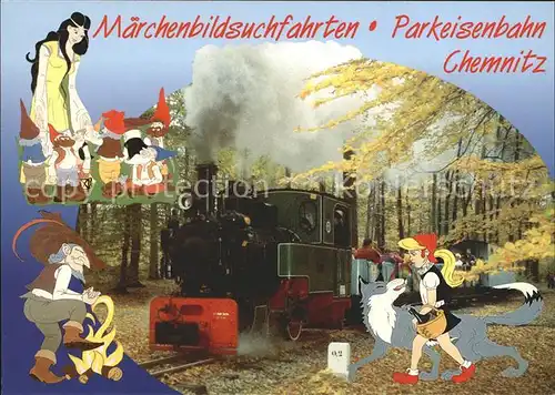 Maerchen Sagen Parkeisenbahn Chemnitz Kat. Maerchen und Sagen