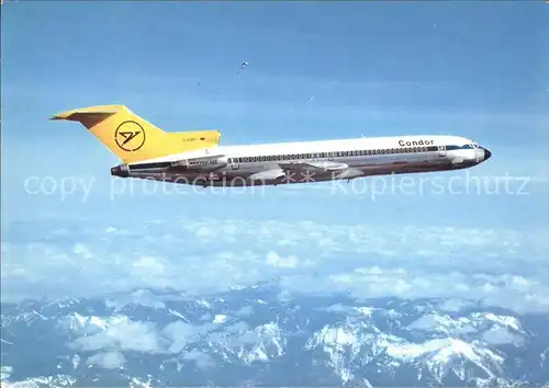 Flugzeuge Zivil Condor Europa Jet Boeing 727 20 Kat. Airplanes Avions