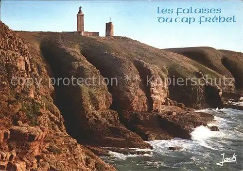 Leuchtturm Lighthouse Cap Frehel Falaises Kat. Gebaeude