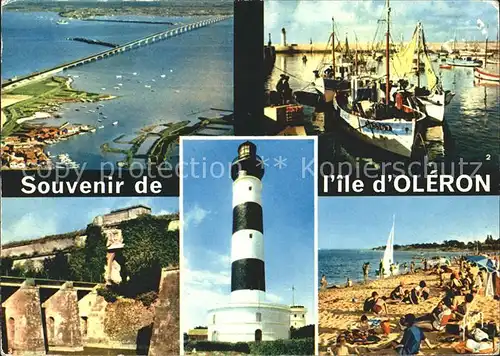 Leuchtturm Lighthouse Ile d Oleron Pont Port Cotiniere Chateau Kat. Gebaeude