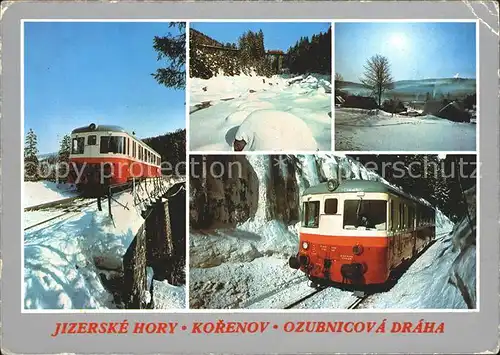 Bergbahn Jizerske Hory Korenov Ozubnicova Draha Kat. Bergbahn