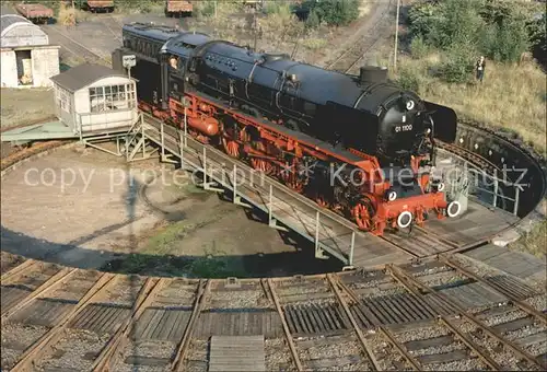 Lokomotive 01 1100 Bahnbetriebswerk Bismarck  Kat. Eisenbahn