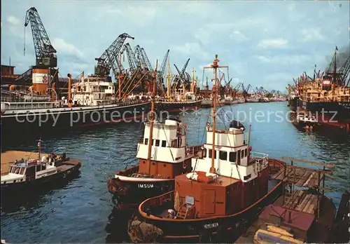 Hafenanlagen Bremen Hafen Schiffe  Kat. Schiffe