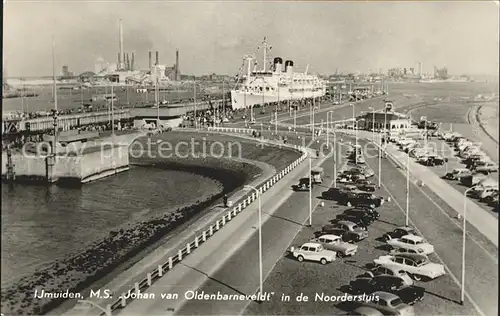 Dampfer Oceanliner Ijmuiden MS Johan van Oldenbarneveldt Noorderstuis Kat. Schiffe