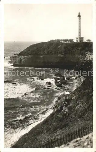 Leuchtturm Lighthouse Biarritz Phare Kat. Gebaeude
