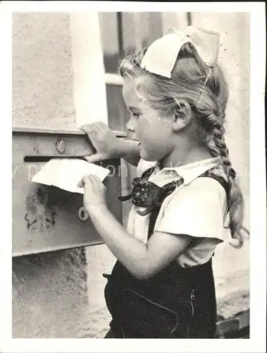Briefkasten Kind Brief Kat. Post