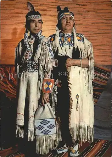 Indianer Native American Indianer Squaws Cree Stamm  Kat. Regionales