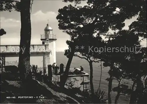 Leuchtturm Lighthouse Portofino Faro  Kat. Gebaeude