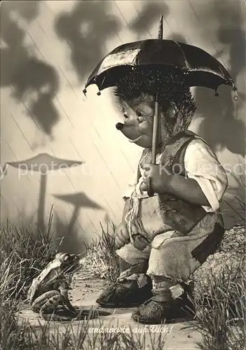 Mecki Nr. 17 Regen Regenschirm Frosch  Kat. Comic