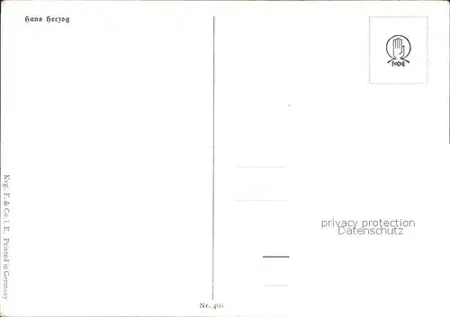 Persoenlichkeiten Hans Herzog  Kat. Persoenlichkeiten