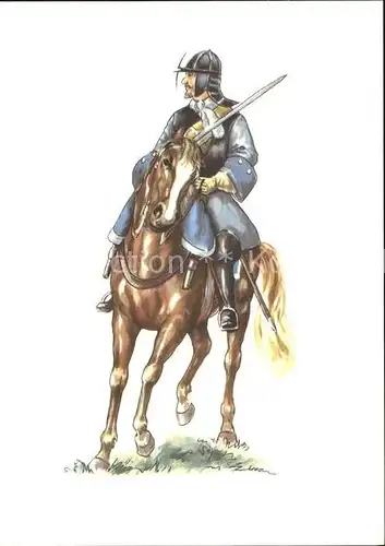 Militaria Kavallerie Bayrischer Arco Kuerassier um 1685 Kat. Militaria