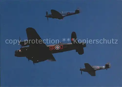 Flugzeuge Militaria Battle of Britain Memorial Flight BoBMF Lancaster Kat. Airplanes Avions