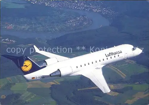 Lufthansa Canadair Jet CL 600 Kat. Flug