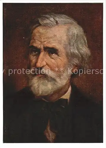 Verdi Giuseppe Kuenstlerkarte A. Hermann Nr. 7082 Kat. Persoenlichkeiten