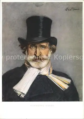 Verdi Giuseppe Boldini F. A. Ackermann Verlag Nr. 7136 Kat. Persoenlichkeiten