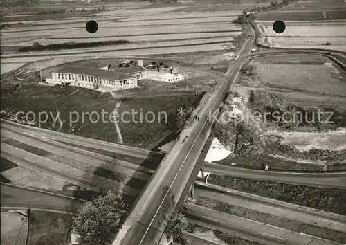 Autobahn Rasthaus Kassel Fliegeraufnahme Kat. Autos