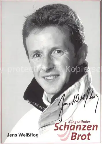 Skispringen Jens Weissflog Autogramm  Kat. Sport