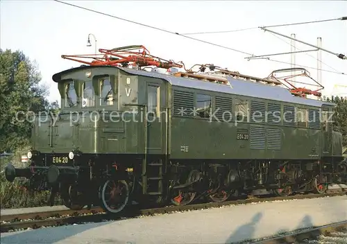 Lokomotive E 04 20 100 Jahre E Lok Ausbesserungswerk Muenchen Freimann  Kat. Eisenbahn