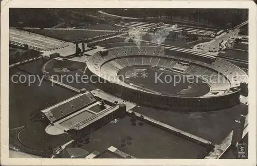 Stadion Olympia Stadion Reichssportfeld Fliegeraufnahme Kat. Sport